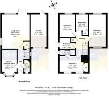 Floorplan - 33 The Poplars, Littlehampton, BN17 6G