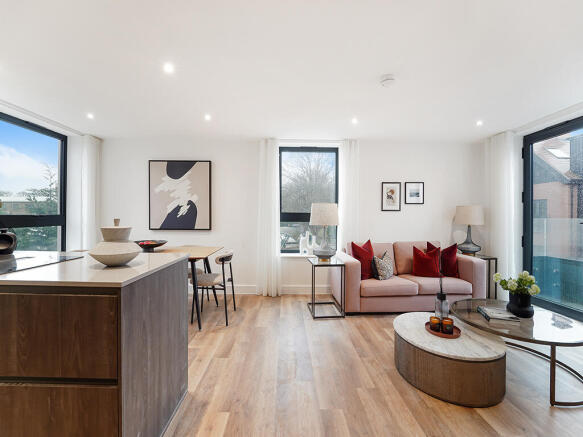 Indicative open plan living