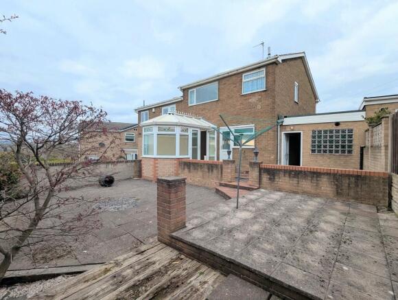 Back of property