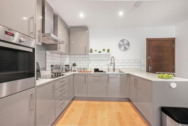 Open-plan kitchen