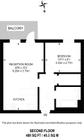 Floorplan area for info only, not for Â£/sq. ft valuation