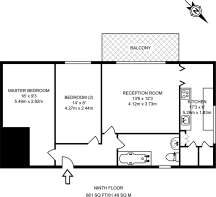 Floorplan area for info only, not for Â£/sq. ft valuation