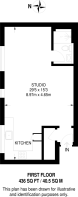 Floorplan area for info only, not for Â£/sq. ft valuation