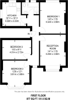 Floorplan area for info only, not for Â£/sq. ft valuation