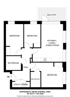 Floorplan area for info only, not for £/sq. ft valuation