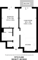 Floorplan area for info only, not for £/sq. ft valuation