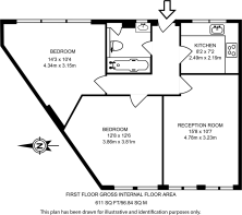 Floorplan area for info only, not for £/sq. ft valuation