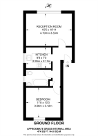 Floorplan area for info only, not for £/sq. ft valuation