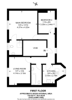 Floorplan area for info only, not for £/sq. ft valuation
