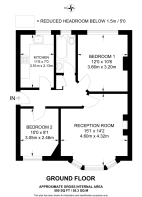 Floorplan area for info only, not for £/sq. ft valuation