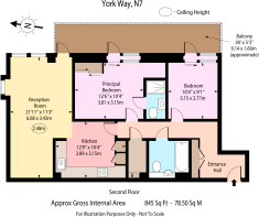 York Way Floor Plan.