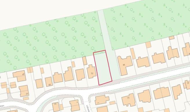 Airedale Drive, Bridlington plot red line boundary