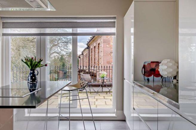 Breakfast Kitchen To Outside Terrace