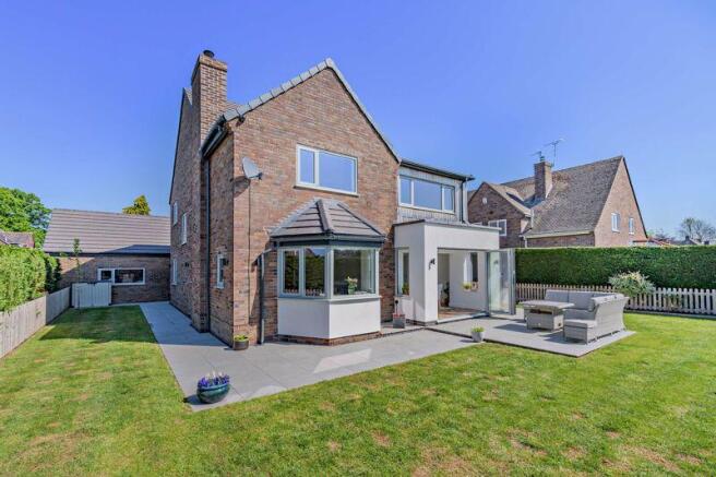 Rear Elevation and Patio