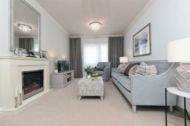 St Andrews Lodge Chippenham One bed Living room.jp