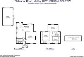 100 Manor Road Maltby ROTHERHAM S66 7EW Floor Plan