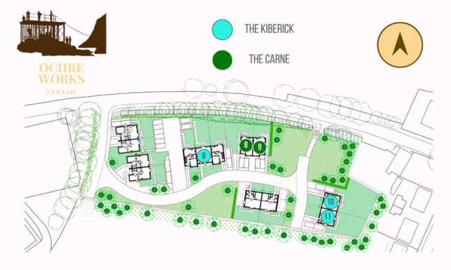 Ochre Works, Veryan Site Map.png