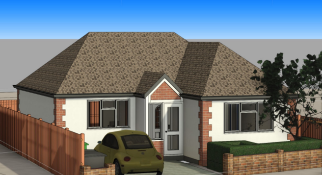 CGI Of Proposed Dwelling