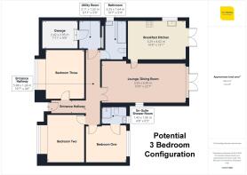 Alternative 3 Bed Layout