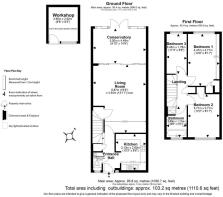 6 Highfield Green Epping,  FLOOR PLAN Essex, CM16 