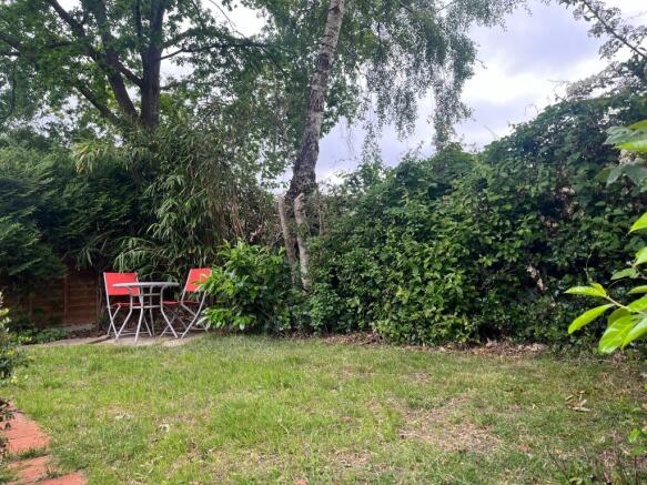 Private rear garden