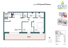 2 bed plan