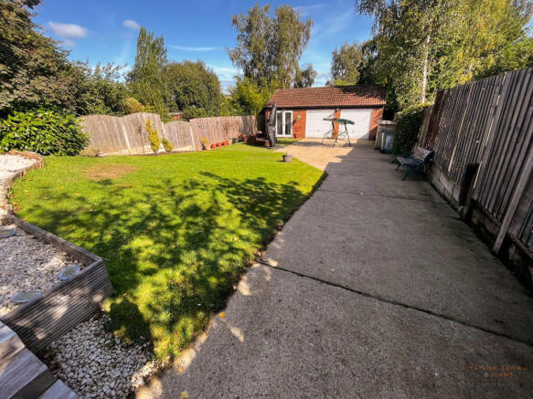 Rear garden