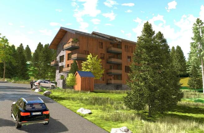 Ski in and out apart