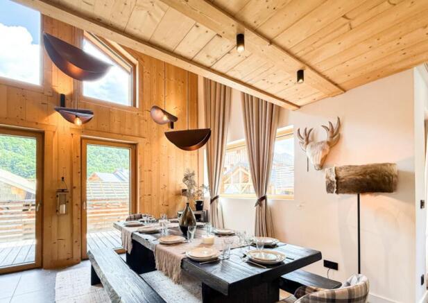The chalet for sale