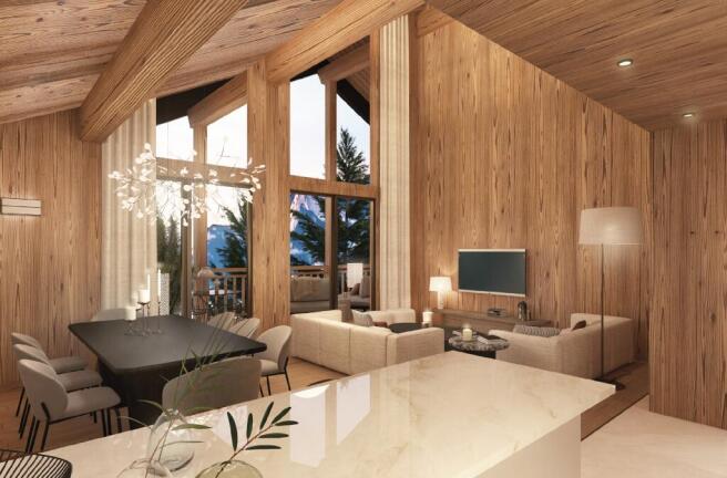 Ski in and out apart