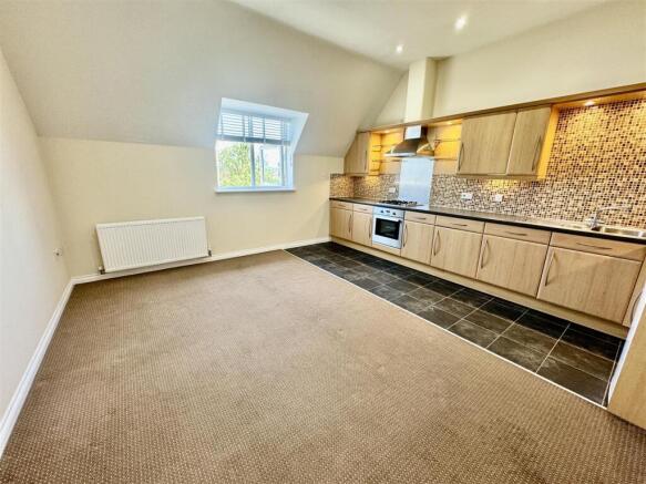 Living Area into Kitchen