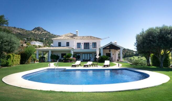 Villa and pool