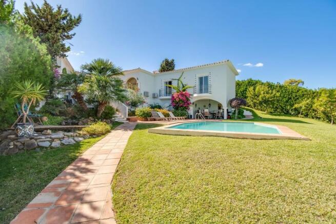 Villa and pool