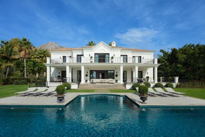 Villa and pool