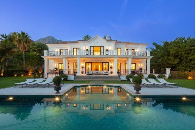 Pool and villa