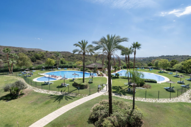 Pool and gardens