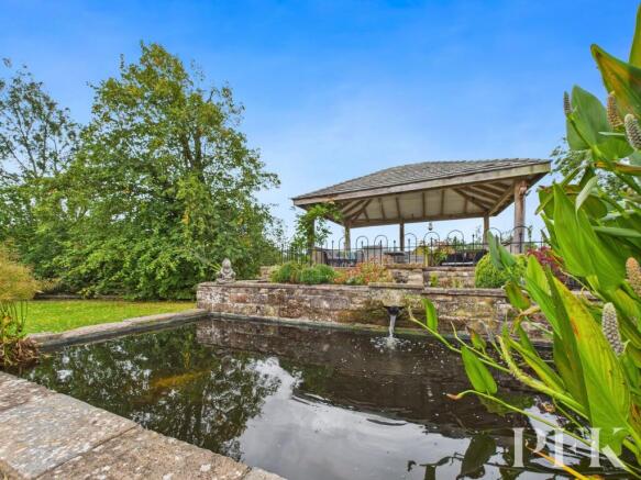 Rear Garden - Gazebo & Pond