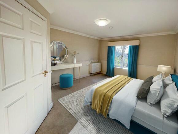 CGI image of Bedroom