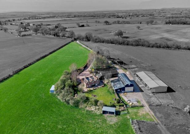 Aerial of Bank Farm