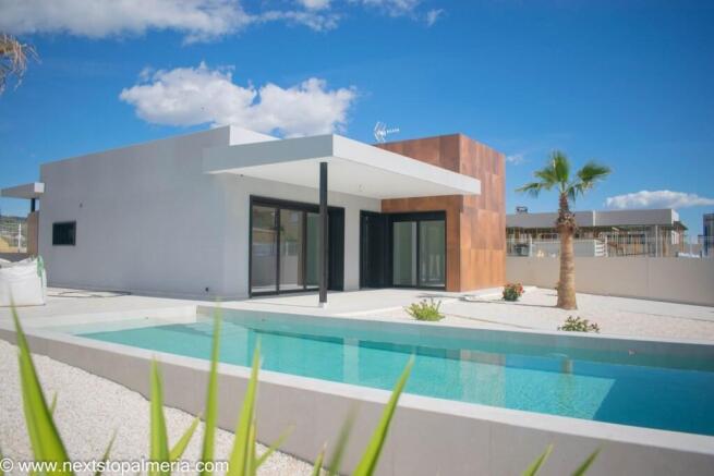 Front of the villa