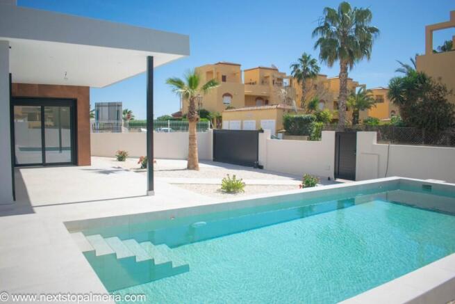 Front of the villa