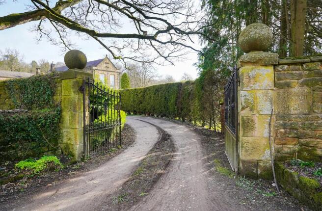 Gated Entrance to Overton Hall