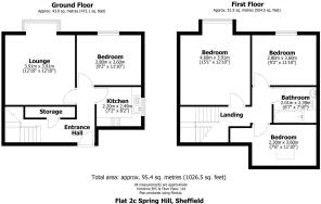 Flat 2c Spring Hill, Sheffield - all floors.JPG