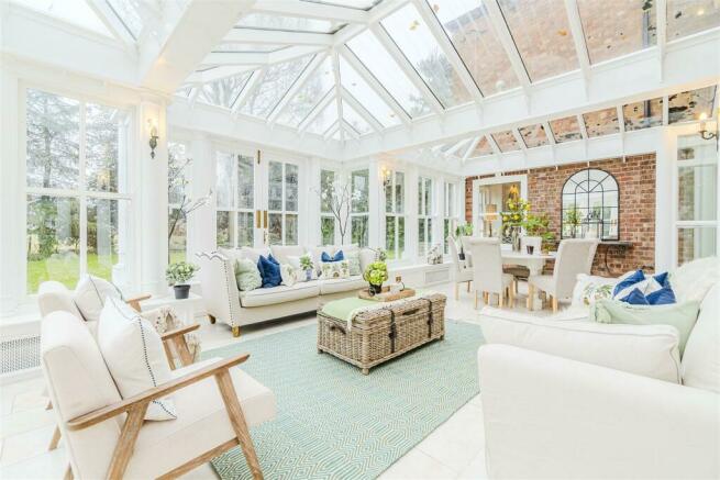 The light and bright orangery