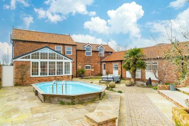 Courtyard sanctuary with swimming pool