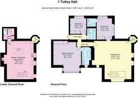 1 Totley Hall - Floorplan