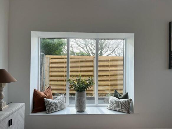 Deep window sills adding to the character