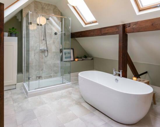 Recently renovated house bathroom