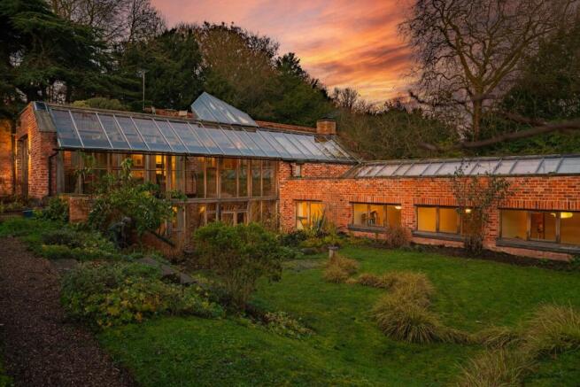 Experience The Garden House as the sun sets