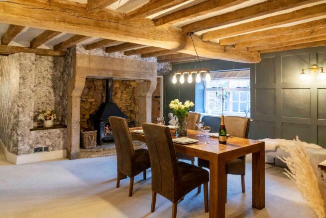 Characterful dining room